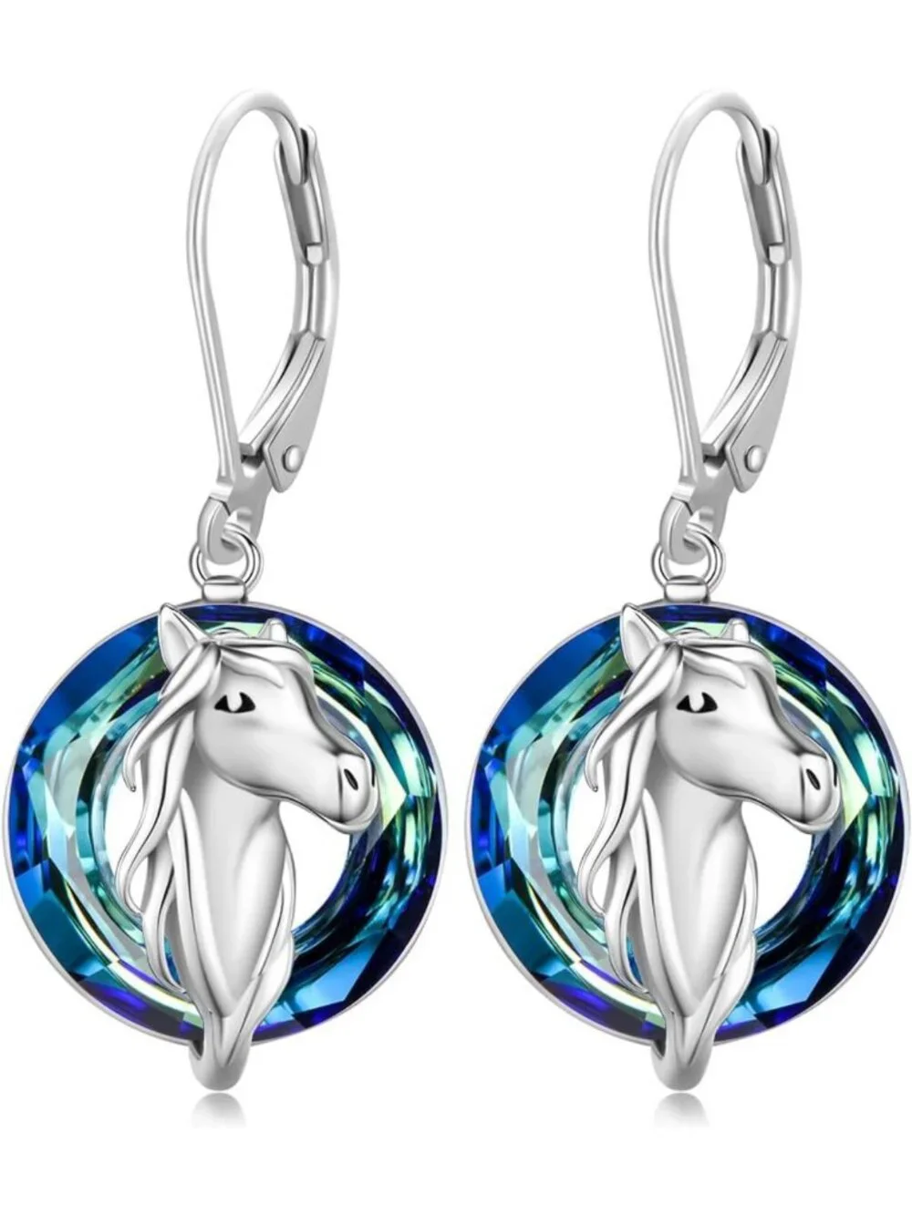 Sterling Silver Horse Earrings for Women | Kentucky Derby Jewelry Gift